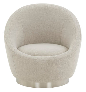 Safavieh Pippa Faux Lamb Wool Swivel Chair SFV4728B