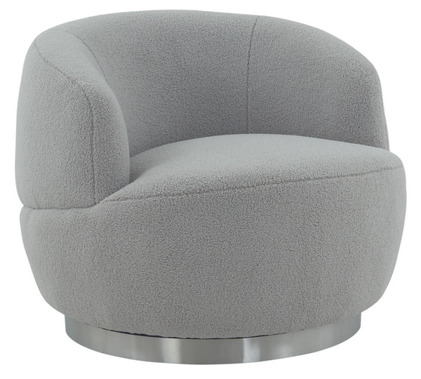 Safavieh Flynn Faux Lamb Wool Swivel Chair SFV4739C