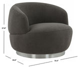 Safavieh Flynn Faux Lamb Wool Swivel Chair SFV4739D