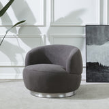 Safavieh Flynn Faux Lamb Wool Swivel Chair SFV4739D