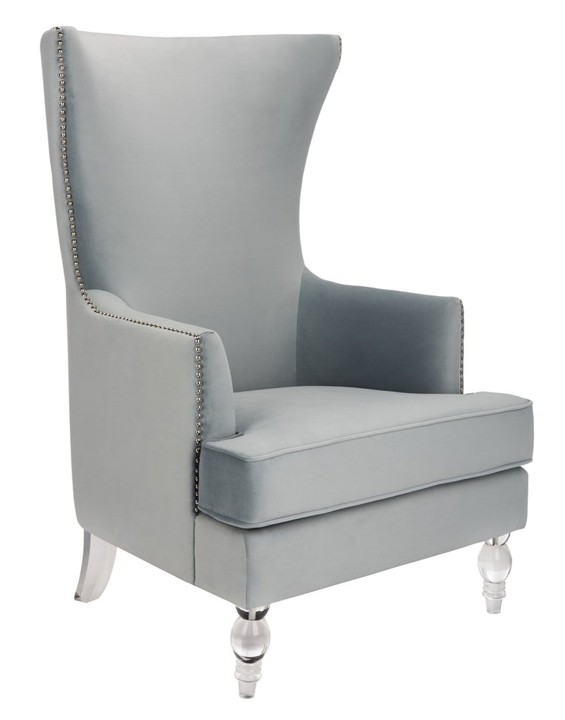 Wingback chair deals with acrylic legs