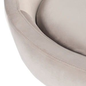 Razia Channel Tufted Tub Loveseat