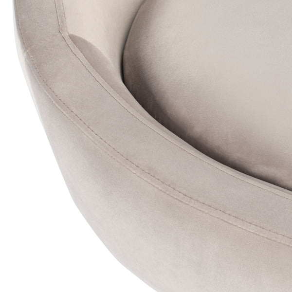 Razia Channel Tufted Tub Loveseat