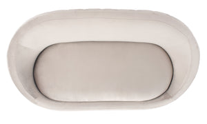 Razia Channel Tufted Tub Loveseat