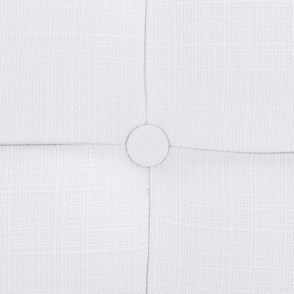 Damian Tufted Bench White