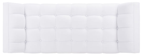 Damian Tufted Bench White
