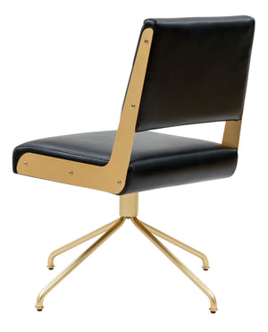 Safavieh Emmeline Swivel Office Chair Black / Gold SFV4758A