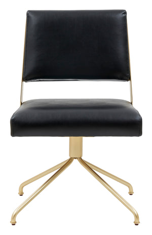 Safavieh Emmeline Swivel Office Chair Black / Gold SFV4758A