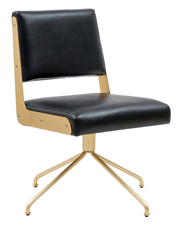 Safavieh Emmeline Swivel Office Chair Black / Gold SFV4758A
