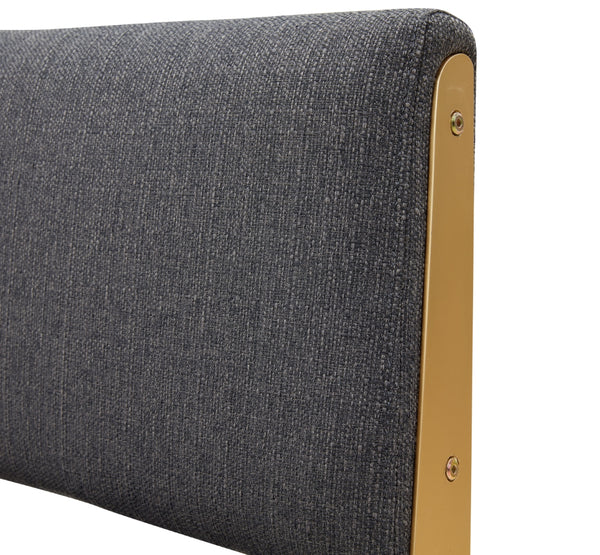 Safavieh Emmeline Swivel Office Chair Slate Grey / Gold SFV4758B