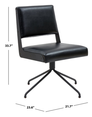 Safavieh Emmeline Swivel Office Chair Black SFV4758C