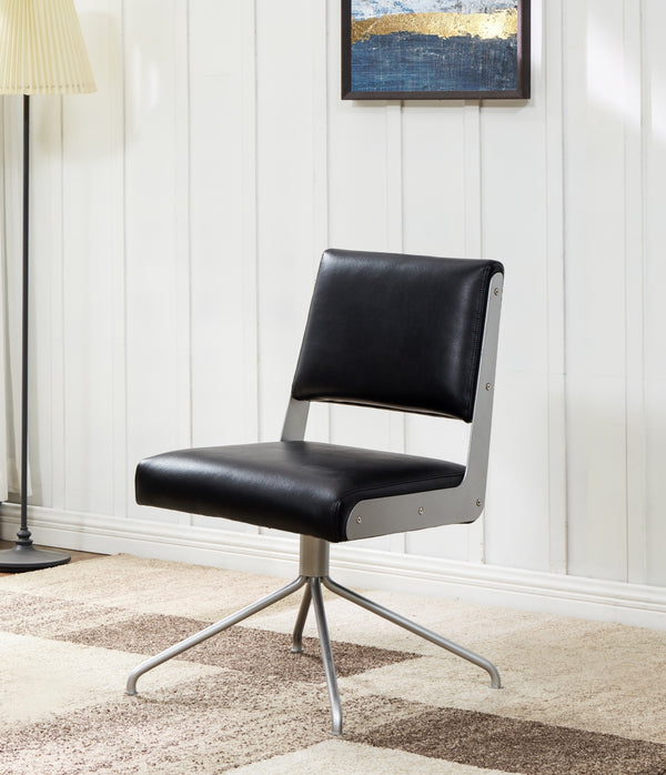 Safavieh Emmeline Swivel Office Chair Black / Silver SFV4758E