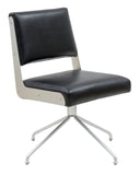Safavieh Emmeline Swivel Office Chair Black / Silver SFV4758E