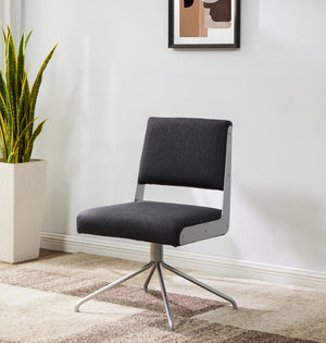 Safavieh Emmeline Swivel Office Chair Slate Grey / Silver SFV4758F