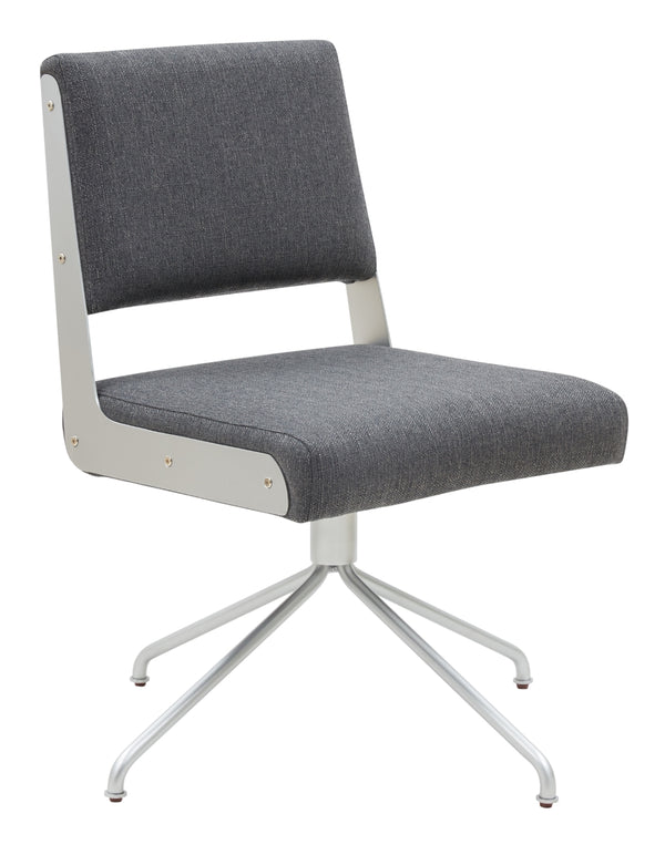 Safavieh Emmeline Swivel Office Chair Slate Grey / Silver SFV4758F