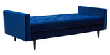 Safavieh Francine Upholstered Bench Navy Wood / Fabric / Foam / Metal SFV4759A