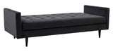 Safavieh Francine Upholstered Bench Dark Grey Wood / Fabric / Foam / Metal SFV4759B