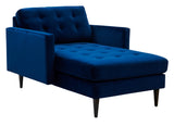 Safavieh Curtis Tufted Chaise Navy SFV4760A