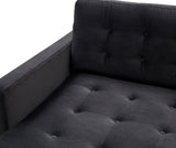 Safavieh Curtis Tufted Chaise Dark Grey SFV4760B