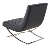 Safavieh Ramsay Tufted Velvet Accent Chair Dark Grey SFV4761B