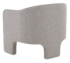 Safavieh Londyn Boucle Accent Chair Light Grey Wood / Fabric / Foam / Metal SFV4770F