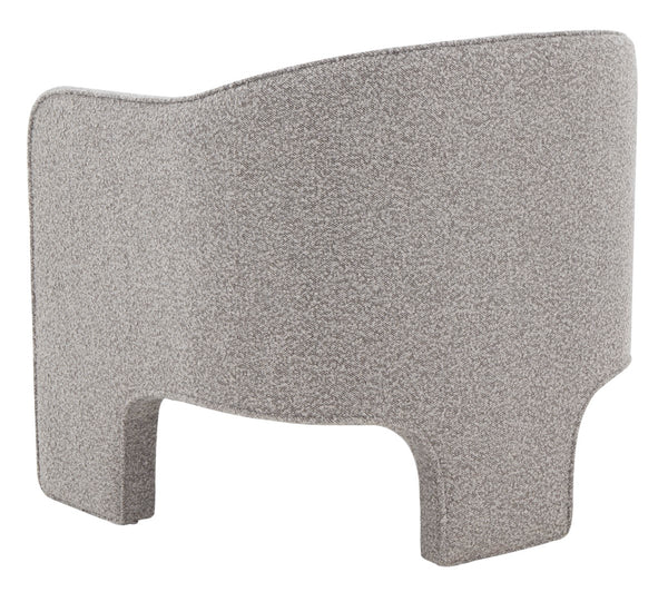 Safavieh Londyn Boucle Accent Chair Light Grey Wood / Fabric / Foam / Metal SFV4770F