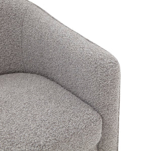 Safavieh Londyn Boucle Accent Chair Light Grey Wood / Fabric / Foam / Metal SFV4770F