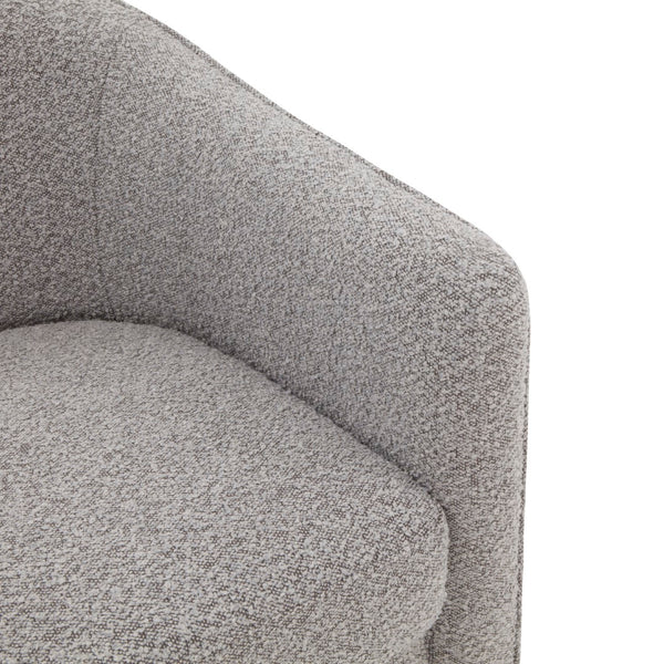 Safavieh Londyn Boucle Accent Chair Light Grey Wood / Fabric / Foam / Metal SFV4770F