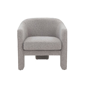 Safavieh Londyn Boucle Accent Chair Light Grey Wood / Fabric / Foam / Metal SFV4770F