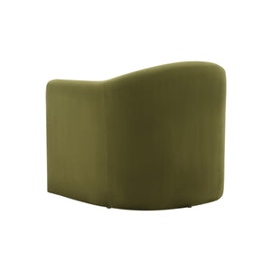 Laylette Accent Chair - Luxurious Velvet Upholstered Furniture with Bold Design for Modern Spaces