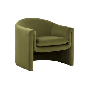 Laylette Accent Chair - Luxurious Velvet Upholstered Furniture with Bold Design for Modern Spaces