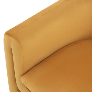 Laylette Accent Chair - Luxurious Velvet Upholstered Furniture with Bold Design for Modern Spaces