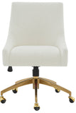 Jakob Boucle Adjustable Swivel Desk Chair