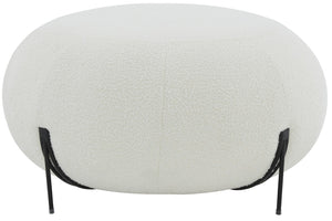 Safavieh Winterose Round Boucle Ottoman SFV4792A