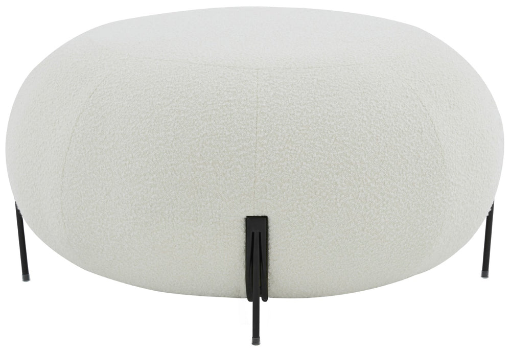 Safavieh Winterose Round Boucle Ottoman SFV4792A