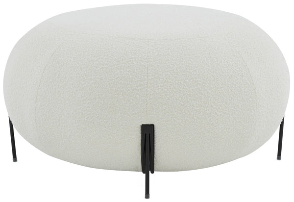 Safavieh Winterose Round Boucle Ottoman SFV4792A