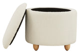 Mariabella Boucle Storage Ottoman