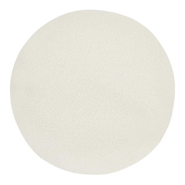 Safavieh Mariabella Boucle Storage Ottoman Ivory Wood / Fabric / Foam  SFV4793A