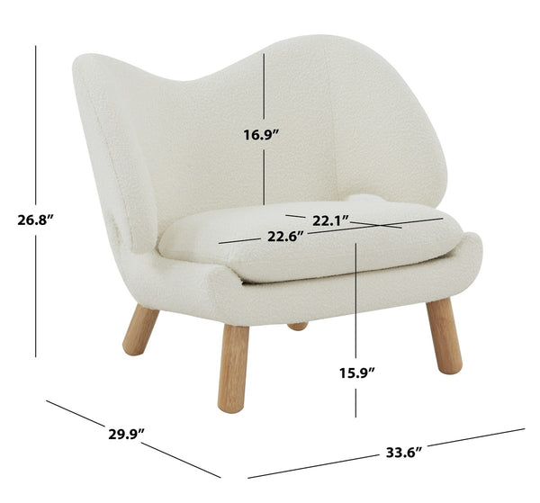 Safavieh Felicia Boucle Contemporary Accent Chair SFV4799C
