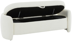 Safavieh Danianna Boucle Bench Ivory