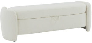 Safavieh Danianna Boucle Bench Ivory