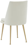 Safavieh Rynaldo Upholstered Dining Chair Cream / Gold Wood / Metal / Fabric / Foam  SFV4812C