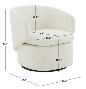 Safavieh Phyllis Boucle Swivel Chair SFV4816A