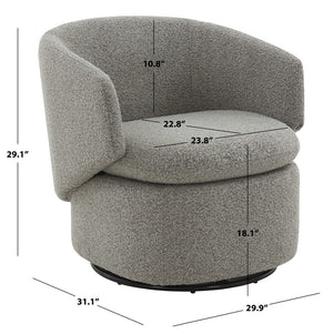 Safavieh Phyllis Boucle Swivel Chair SFV4816C