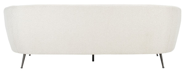 Maryssa Curved Back Sofa Ivory  Fabric / Wood / Metal / Foam SFV5016A