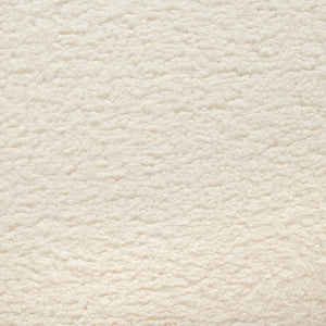 Rayanne Wingback Chair - Timeless Ivory Faux Lamb's Wool, Chic Modern Design for Any Room