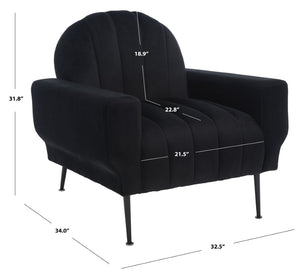 Safavieh Josh Channel Tufted Accent Chair SFV5021A