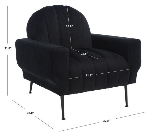 Safavieh Josh Channel Tufted Accent Chair SFV5021A