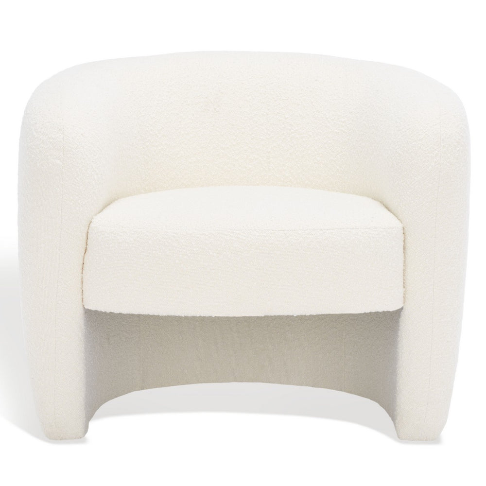 Safavieh Everly Boucle Barrel Back Accent Chair SFV5029A