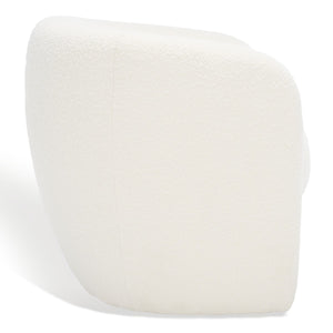 Safavieh Everly Boucle Barrel Back Accent Chair SFV5029A
